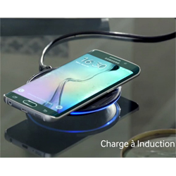 Test du chargeur  induction avec le Samsung Galaxy S6 