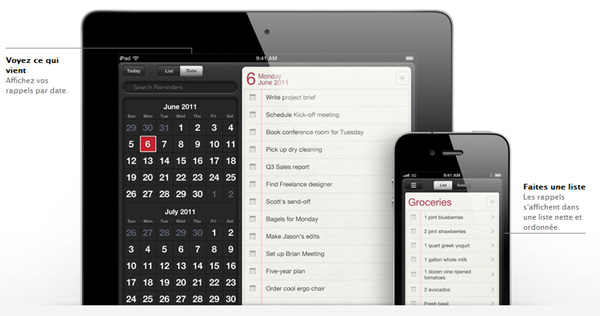 Les nouveautés de l’iOS 5