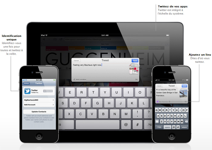 Les nouveautés de l’iOS 5