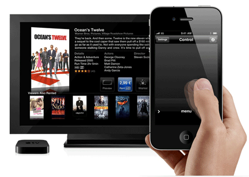 Les utilisateurs peuvent contrler Apple TV avec leur iPhone