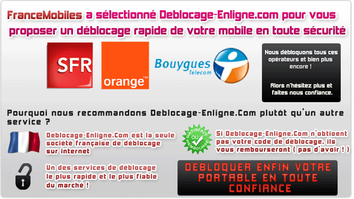 deblocage telephone