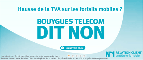 Hausse de la TVA : Bouygues Tlcom va uniquement augmenter ses tarifs sur ses offres ADSL