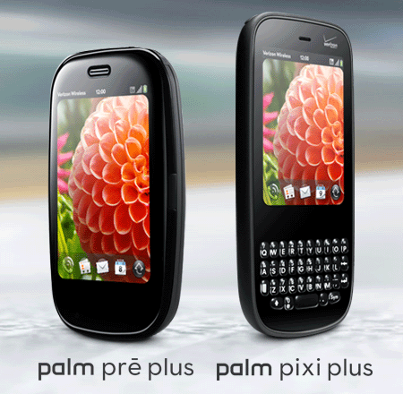 le Palm Pré Plus et le Palm Pixi Plus