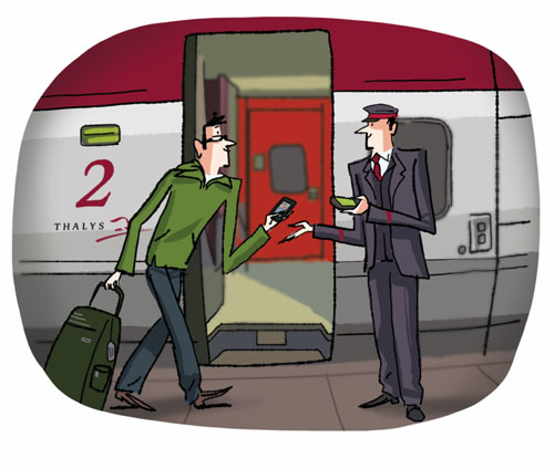 Thalys dmatrialise compltement le ticket de transport