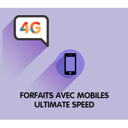 Téléphone Forfait Illimité Utimate Speed 3 Go Europe avec un engagement de 12 mois Téléphone Forfait Illimité Utimate Speed 3 Go Europe avec un engagement de 12 mois