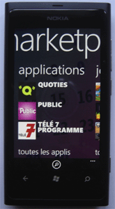 Téléphone Nokia Lumia 800 Téléphone Nokia Lumia 800