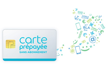 Téléphone Carte prpaye 20  internationale Bouygues Telecom 52 min valable 1 mois 