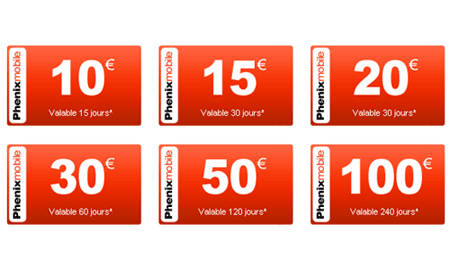 Téléphone Recharge 20 € Téléphone Recharge 20 €