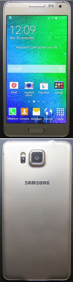 Téléphone Samsung Galaxy Alpha