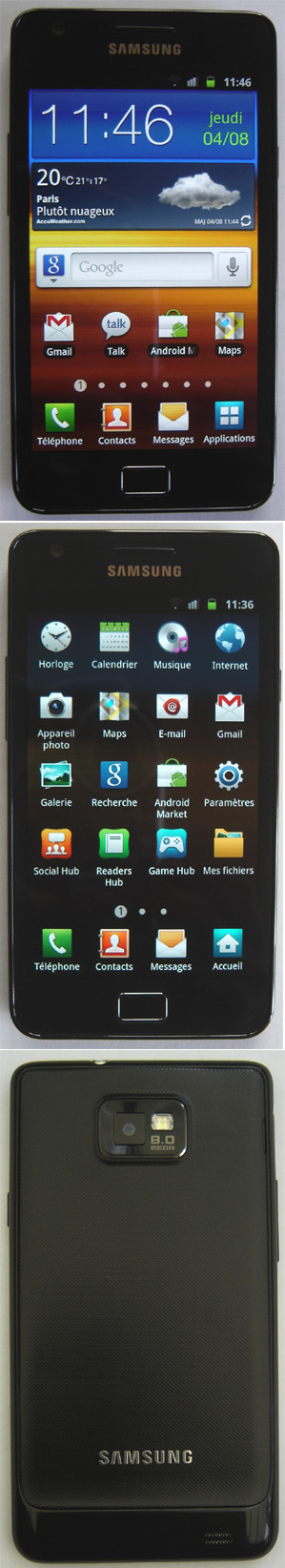 Téléphone Samsung Galaxy S II