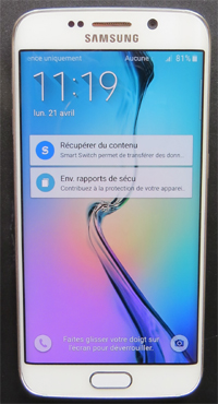 Téléphone Samsung Galaxy S6 Edge
