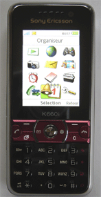 Téléphone Sony Ericsson K660i