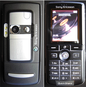 Téléphone Sony Ericsson K750i