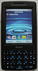 Téléphone Sony Ericsson M600i