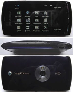 Téléphone Sony Ericsson Vivaz