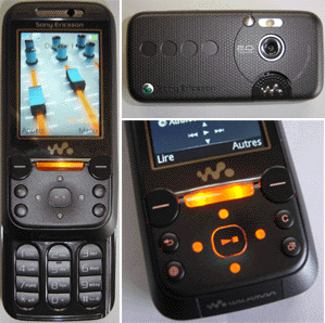 Téléphone Sony Ericsson W850i