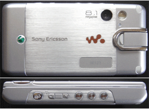 Téléphone Sony Ericsson W995