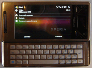 Téléphone Sony Ericsson Xperia X1