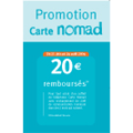 20 € de communications offertes sur l'achat d'un coffret Nomad 20 € de communications offertes sur l'achat d'un coffret Nomad