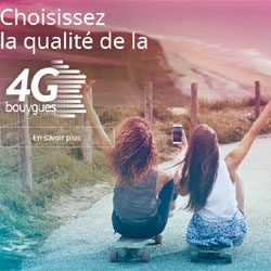 4G : Bouygues Telecom couvre 95% de la population française 4G : Bouygues Telecom couvre 95% de la population française