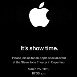 Apple devrait annoncer un service de vidéo en streaming lors de sa keynote le 25 mars