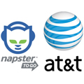 AT&T et Napster collaborent pour une première offre commune AT&T et Napster collaborent pour une première offre commune