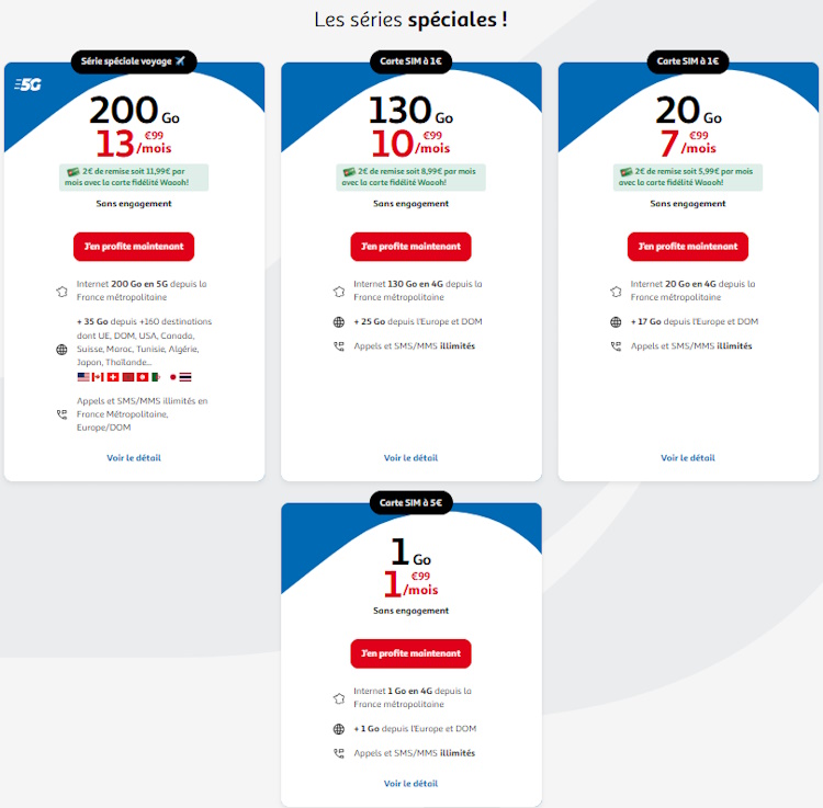 Auchan Télécom casse les prix de ses forfaits mobiles avec la carte Waaoh! Auchan Télécom casse les prix de ses forfaits mobiles avec la carte Waaoh!