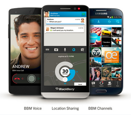 BBM Voice et BBM Channels sont disponibles pour les utilisateurs Android et iPhone