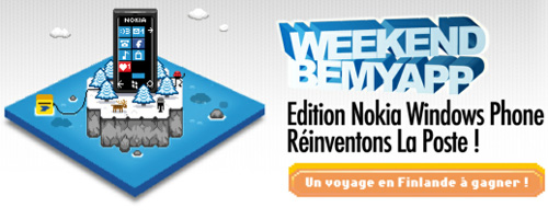 BeMyApp organise un week-end spécial Windows Phone avec Nokia et La Poste