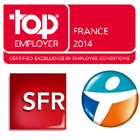 Bouygues Telecom et SFR reçoivent le label "Top Employer" Bouygues Telecom et SFR reçoivent le label "Top Employer"