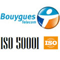 Bouygues Telecom reçoit la certification ISO50001 par Bureau Veritas Certification Bouygues Telecom reçoit la certification ISO50001 par Bureau Veritas Certification