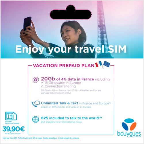 Bouygues Telecom veut simplifier la vie des touristes en France et en Europe