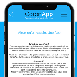 Coronapp, une application pour connatre les personnes infectes en France