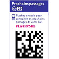 Des flashcodes sur les abris-bus dans le 2me arrondissement de Paris
