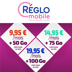 E.Leclerc lance 3 nouveaux forfaits dans sa gamme Rglo Mobile