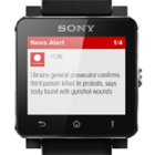 Euronews est accessible depuis une Sony Smartwatch 2 Euronews est accessible depuis une Sony Smartwatch 2