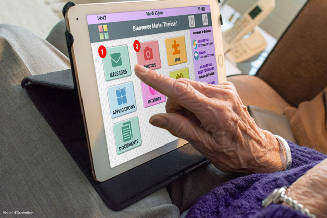 Facilotab, l'interface intuitive à destination des Seniors et débutants 