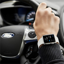 L'application MyFord Mobile pour montre connecte 