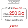 Free augmente  250 Go/mois l'Internet inclus dans le Forfait Free 