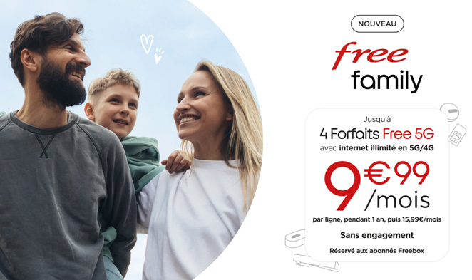 Free contre-attaque avec Free Family : économisez jusqu'à 480€ par an  Free contre-attaque avec Free Family : économisez jusqu'à 480€ par an