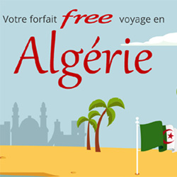 Free inclut désormais 25Go/mois de roaming en Algérie Free inclut désormais 25Go/mois de roaming en Algérie