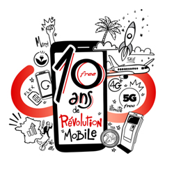 Free Mobile fte ses 10 ans