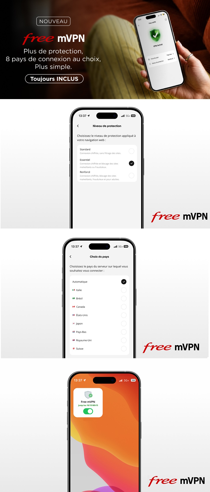 Free muscle son VPN mobile : sites adultes bloqués et huit pays au choix Free muscle son VPN mobile : sites adultes bloqués et huit pays au choix
