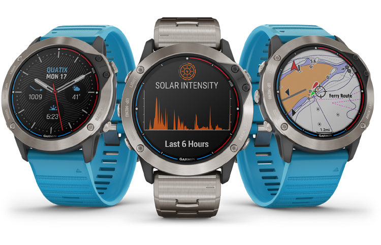 Garmin quatix 6X Solar : une montre marine connectée avec chargement solaire