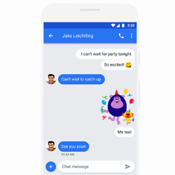 Google veut concurrencer Apple et Facebook avec sa nouvelle application chat