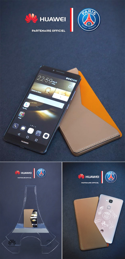 Huawei Ascend Mate7 : un smartphone aux couleurs du PSG