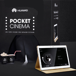 Huawei lance la tablette MediaPad M2 avec le "Pocket Cinema" Huawei lance la tablette MediaPad M2 avec le "Pocket Cinema"