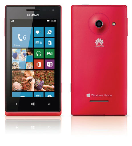 Huawei lance son premier smartphone Windows Phone 8