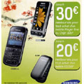 Jusqu' 30  rembourss pour l'achat de trois mobiles Samsung 