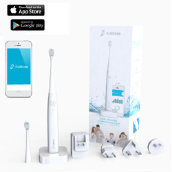 Kolibree, la brosse à dents qui se connecte à votre smartphone La brosse à dents Kolibree pour des dents blanches et une bouche qui respire la santé, et pour longtemps